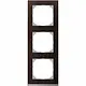 Schneider MEG4030-3671 M-Pure afdekraam 3V mat wenge