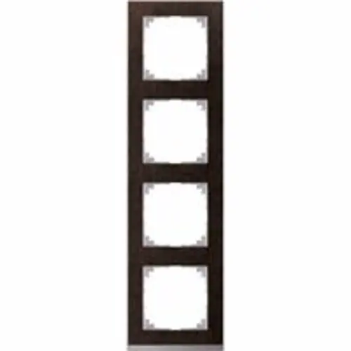 Schneider MEG4040-3671 M-Pure afdekraam 4V mat wenge