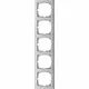 Schneider MEG4050-3660 M-Pure afdekraam 5V mat aluminium