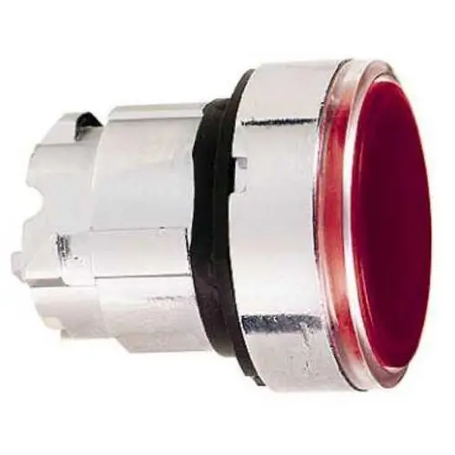 Schneider ZB4BW34 Kop drukkn. 1v Rood Verlicht V