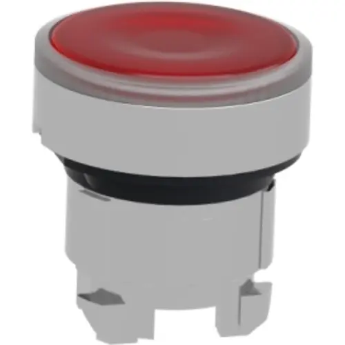 Schneider ZB4BW343 drukknop kop voor verlichte drukknop 22mm rood