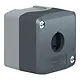 Schneider XALD01 drukknopkast leeg 1-gats grijs Harmony XAL-D