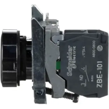 Schneider XB4BA21 drukknop terugverend zwart verzonken 22mm ongemarkeerd 1x NO contact