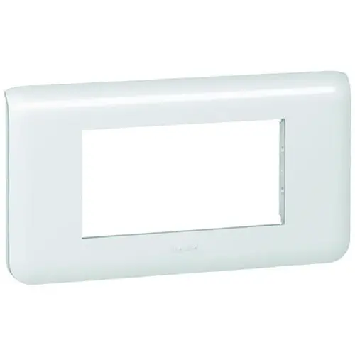 Legrand 078814 Afdekraam 4v Horizontaal Wit