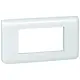 Legrand 078814 Afdekraam 4v Horizontaal Wit