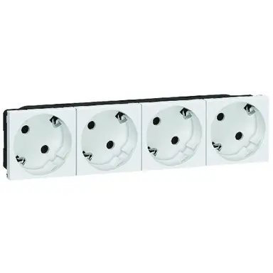 Legrand 077254 Wcd 4v Randaarde Wandgoot Wit