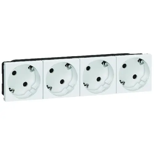 Legrand 077254 Wcd 4v Randaarde Wandgoot Wit