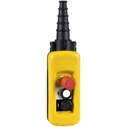 Schneider XACA2913 drukknopkast hangend 2-drukknoppen 1-noodstop twee snelheden Harmony XAC-A