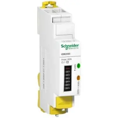 Schneider A9MEM2000 kWh-meter 1-polig+N 40A Acti9 DIN