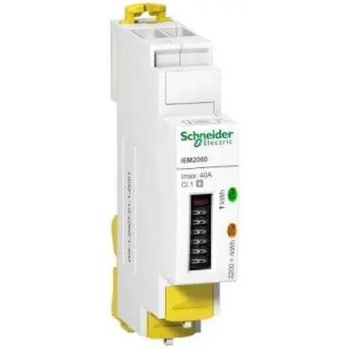 Schneider A9MEM2000 kWh-meter 1-polig+N 40A Acti9 DIN