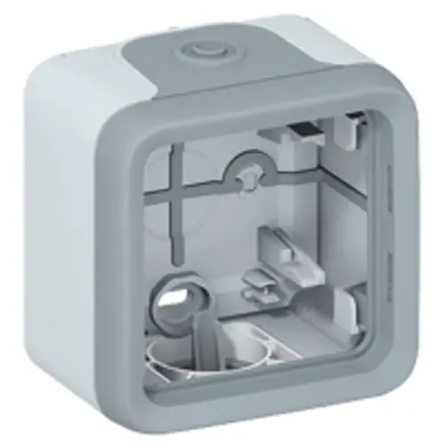 Legrand 069651 Opbouwbak 1v Einddoos Grijs Ho