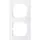 Schneider MTN4020-3619 M-Pure afdekraam 2V polarwit RAL9010 met logo