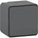 Schneider MUR35026 pulsschakelaar mureva styl gri