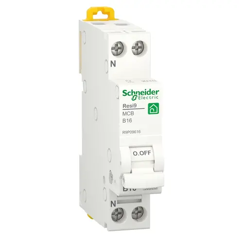 Schneider R9P09616 automaat 1p+n b16 6ka