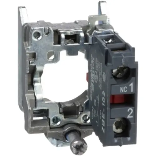 Schneider ZB4BZ102 lichaam - contactblok voor drukknop 22mm + 1x NC-contactelement