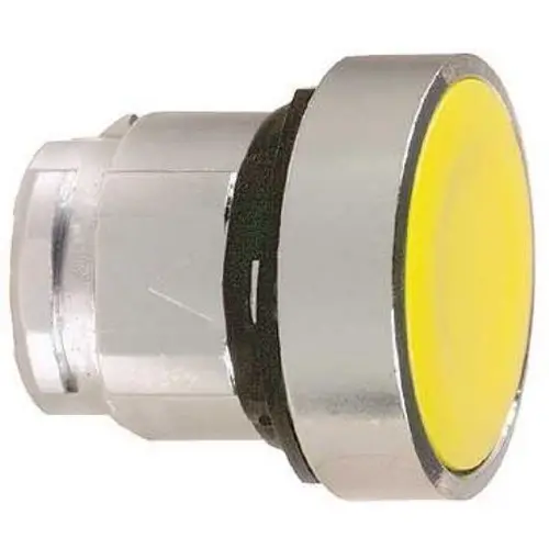 Schneider ZB4BA5 drukknop terugverend 22mm ongemarkeerd geel