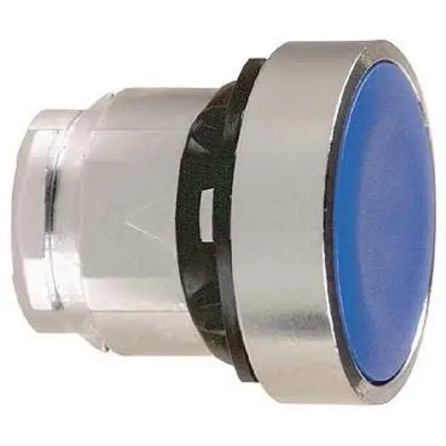 Schneider ZB4BA6 drukknop terugverend 22mm ongemarkeerd blauw