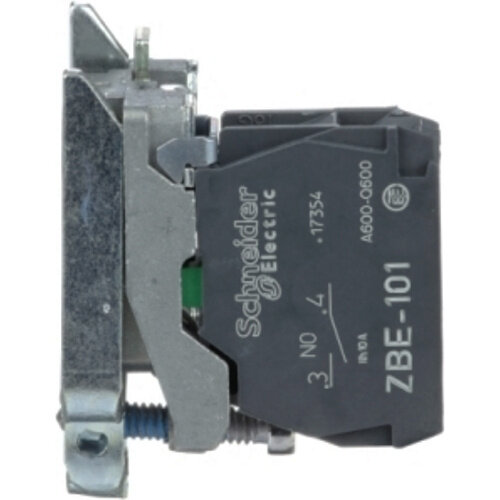 Schneider ZB4BZ101 hulpcontactblok - lichaam voor drukknop 22mm 1x NO contact