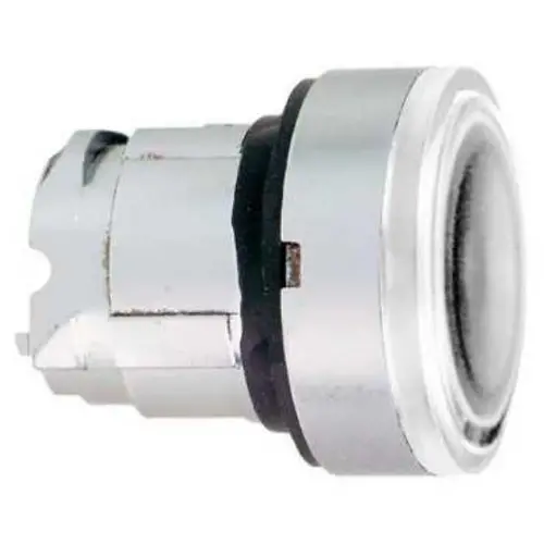 Schneider ZB4BW313 Kop drukkn. 1v Wit Verlicht Vl