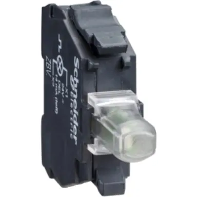 Schneider ZBVM6 lichtmodule voor kop 22mm LED blauw 230-240V Harmony XB4-XB5 schroefklem aansluiting