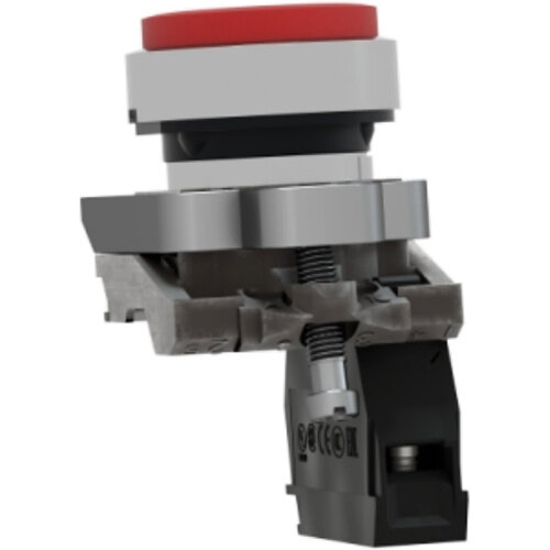 Schneider XB4BL42 drukknop verhoogd terugverend rood 22mm ongemarkeerd 1x NC contact
