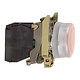 Schneider XB4BP42 drukknop terugvering ongemarkeerd 22mm rood 1xNC contact