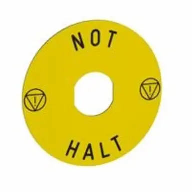 Schneider ZBY8230 etiket noodstop de 90 mm