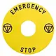 Schneider ZBY9330M etiket emercencystop 60mm zbz