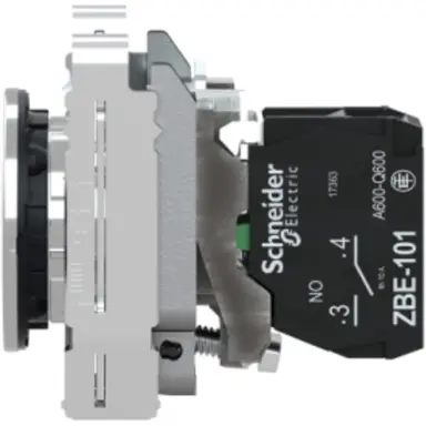 Schneider XB4FA11 drukknop terugverend wit verzonken 30mm ongemarkeerd 1x NO contact