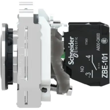 Schneider XB4FA21 drukknop terugverend zwart verzonken 30mm ongemarkeerd 1x NO contact