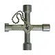 Haupa 110696 schakelkastsleutel universeel HUPkey metaal
