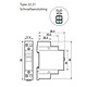 Finder 22.21.8.024.4000 installatierelais nom.spanning spoel 24V AC 250V/20A 1x NO contact