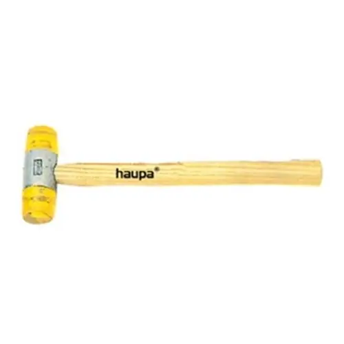 Haupa 180334 kunststof hamer met houten steel 328 gram