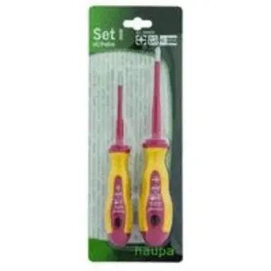 Haupa 102879 schroevendraaier set 2x kruis Pozidrive 1000V 2-delig