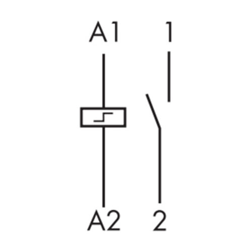 Finder 20.21.8.012.4000 impulsrelais modulair 16A type2 1-maakcontact AC50/60Hz 12V AgSnO2