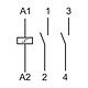 Finder 20.22.8.024.4000 impulsrelais modulair 16A type2 2-maakcontacten AC50/60Hz 24V AgSnO2