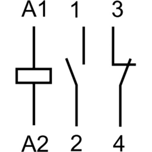 Finder 22.32.0.012.4540 magneetschakelaar 25A AC 50/60Hz 1x maakcontact + 1x verbreekcontact 12V-spoelspanning AgSnO2