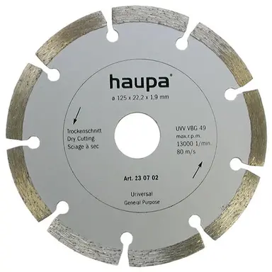 Haupa 230702 Slijpschijf tbv Doorslijpen 12