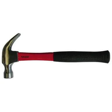 Haupa 180323 klauwhamer 454 gram met glasvezelsteel