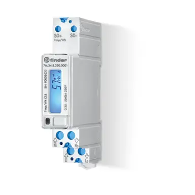 Finder 7M.24.8.230.0001 kwh meter dig 40a s0 lcd 1mod