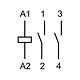 Finder 22.32.0.024.4340 magneetschakelaar 25A AC 50/60Hz 2x maakcontact 24V-spoelspanning AgSnO2