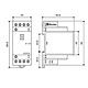 Finder 22.34.0.230.4340 magneetschakelaar 25A AC 50/60Hz 4x maakcontact 230V-spoelspanning AgSnO2