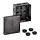 Spelsberg Abox-i 060-L/sw kabeldoos met 4 M25 dubbele membraaninvoeringen 110 x 110 x 67 mm IP65 zwart