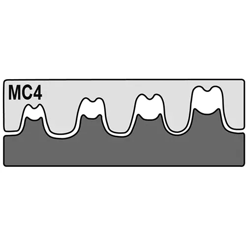 Haupa 211659/E persinzetstuk 2,5 - 6 mm2 voor fotovoltaiek multi-contacten MC4