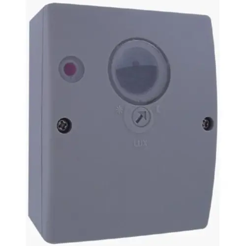 Klemko LIGHTGUARD Lumiko 840005 schemerschakelaar 230V opbouw grijs LED 1-200W