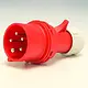 PCE 7015-6 CEE-contactstop 16A 5p Rood 6h