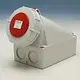 Mennekes CEE 132 Wcd CEE 63A 4p Rood 6h