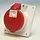Mennekes CEE 1473 Wcd CEE 16A 5p Rood 6h
