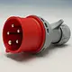 PCE 015-6TTV CEE-contactstop 16A 5p Rood 6h