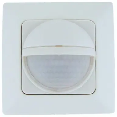 Klemko IB-PIR-W/10MG Lumiko 870546 inbouw bewegingsmelder muur IP40 1000W wit